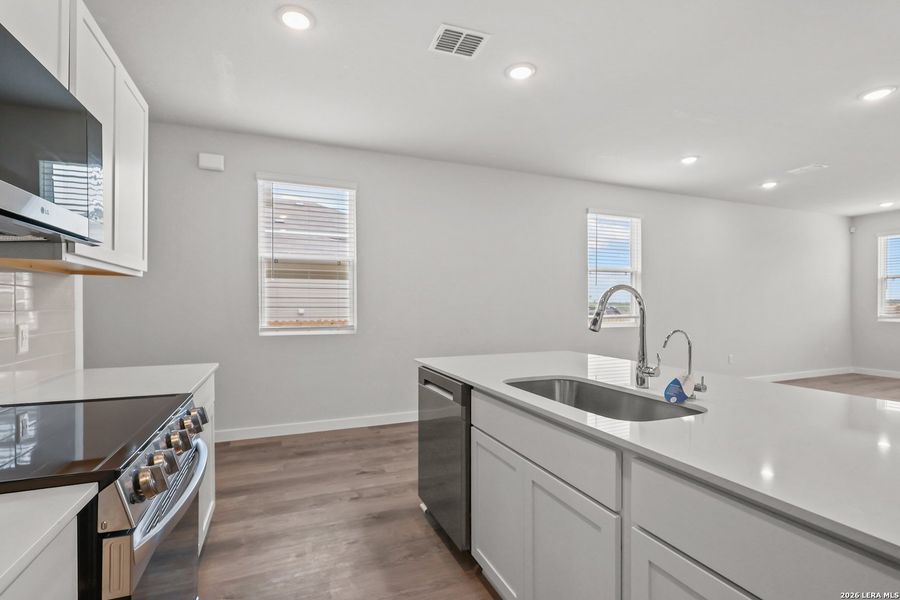 Furnished interior view inside a new home in Agave, San Antonio (Image 13). Furnished interior view inside a new home in Agave, San Antonio (Image 13).