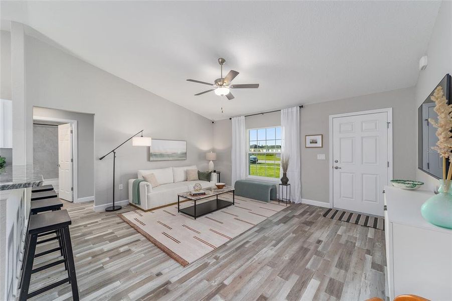 Furnished interior view inside a new home in , Ocala (Image 9).