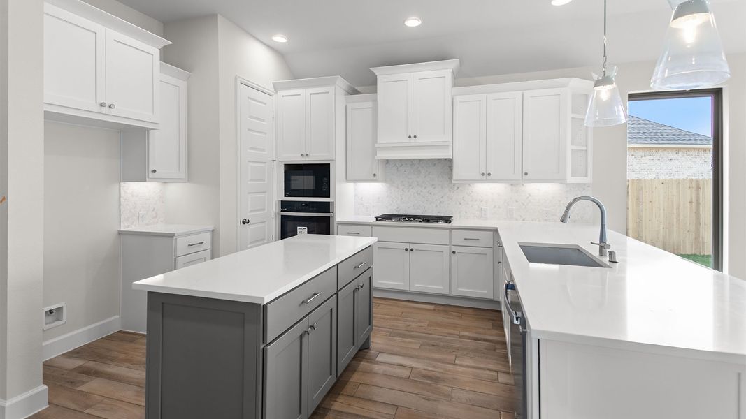 Furnished interior view inside a new home in Elyson, Katy (Image 7).