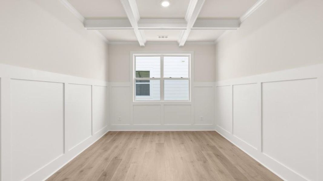 Spacious, unfurnished interior of a new home in Hamptons at Riverwood North, Dallas (Image 18).