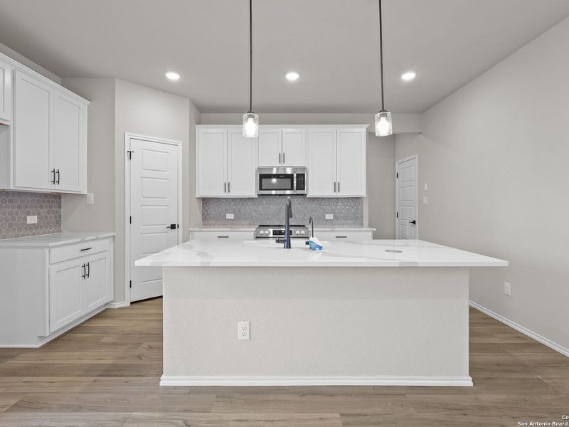 Furnished interior view inside a new home in Royal Crest, San Antonio (Image 5).