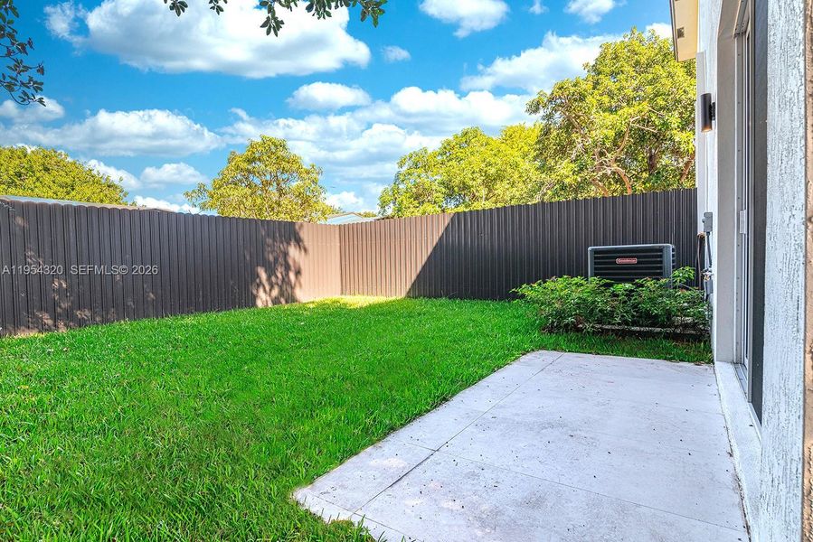 Exterior details and patio area of a home in , Miami (Image 23). Exterior details and patio area of a home in , Miami (Image 23).