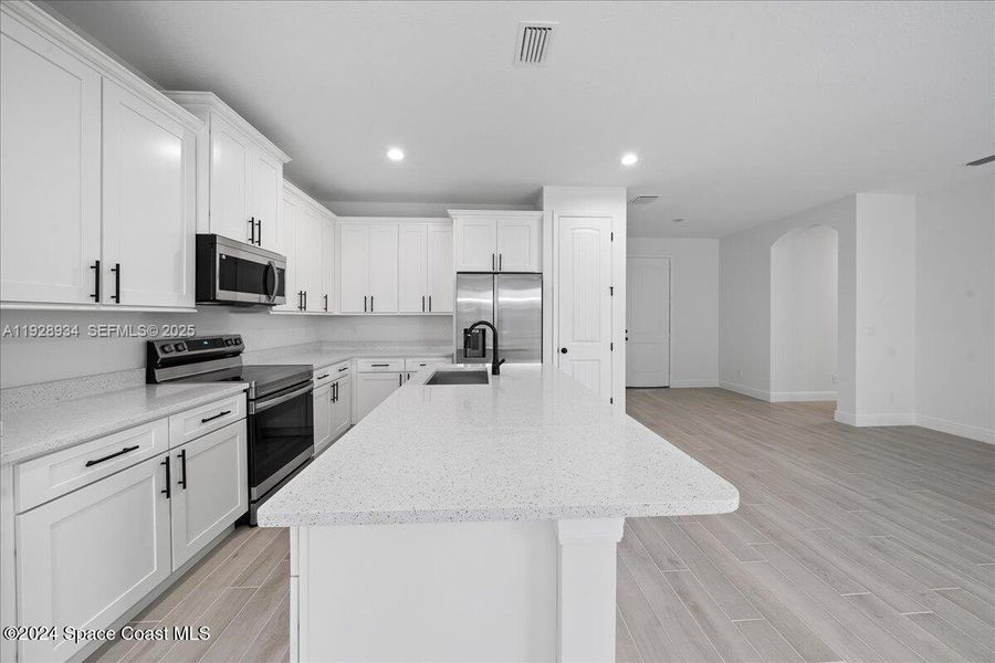 Furnished interior view inside a new home in , Palm Bay (Image 5). Furnished interior view inside a new home in , Palm Bay (Image 5).