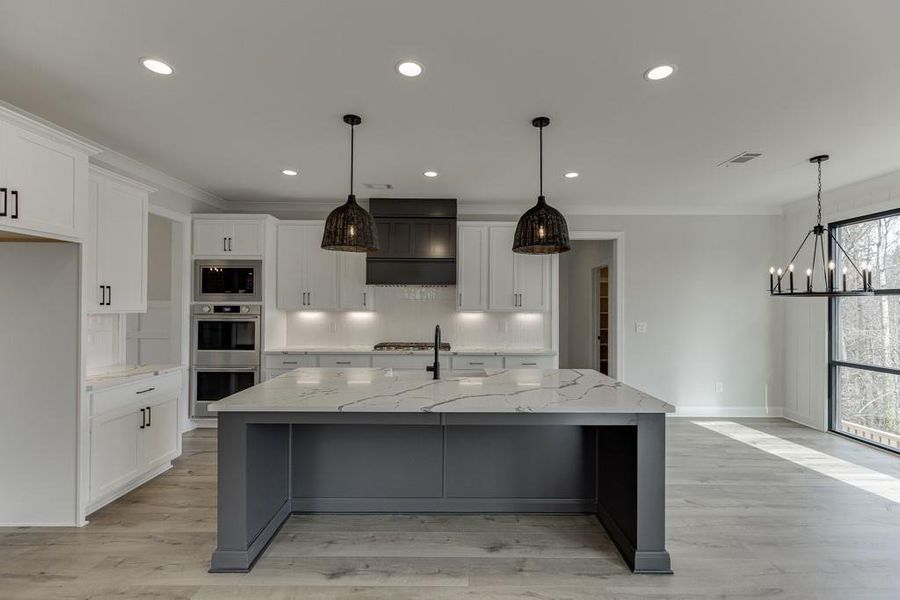 Furnished interior view inside a new home in , Buford (Image 15).