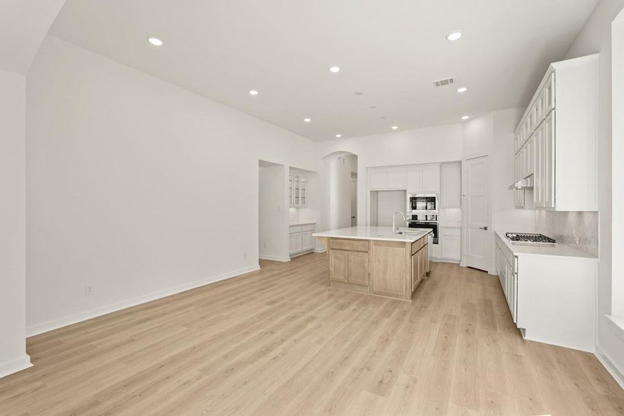 Furnished interior view inside a new home in Kresston: 55ft. lots, Magnolia (Image 9).