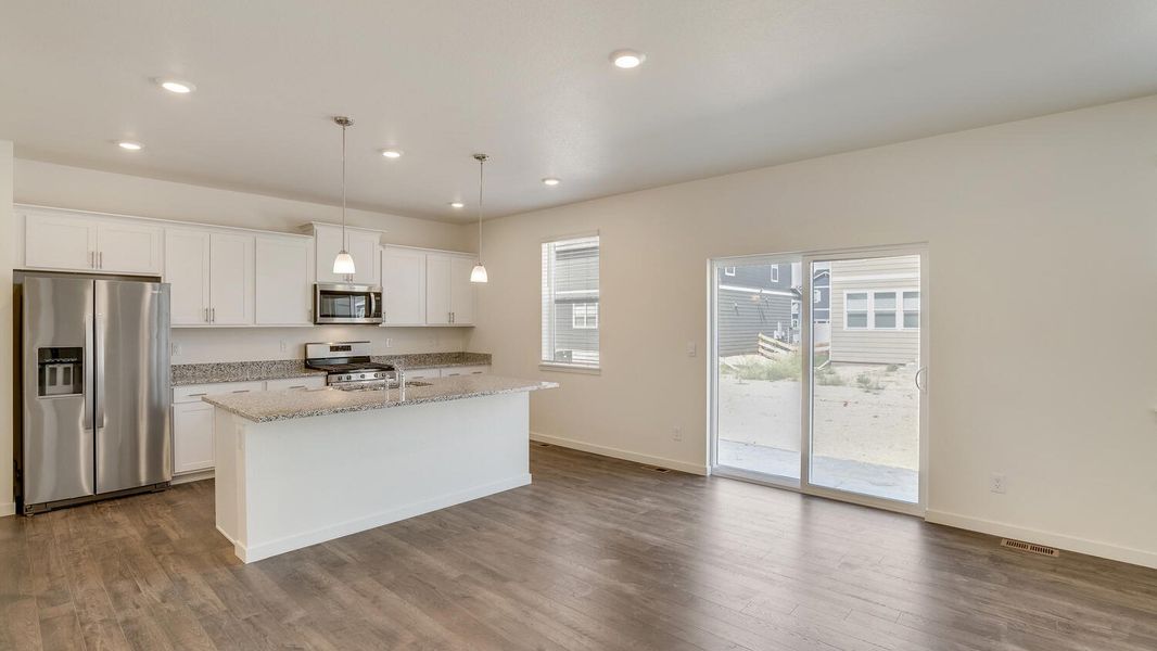 Furnished interior view inside a new home in Spring Valley Ranch, Elizabeth (Image 4).