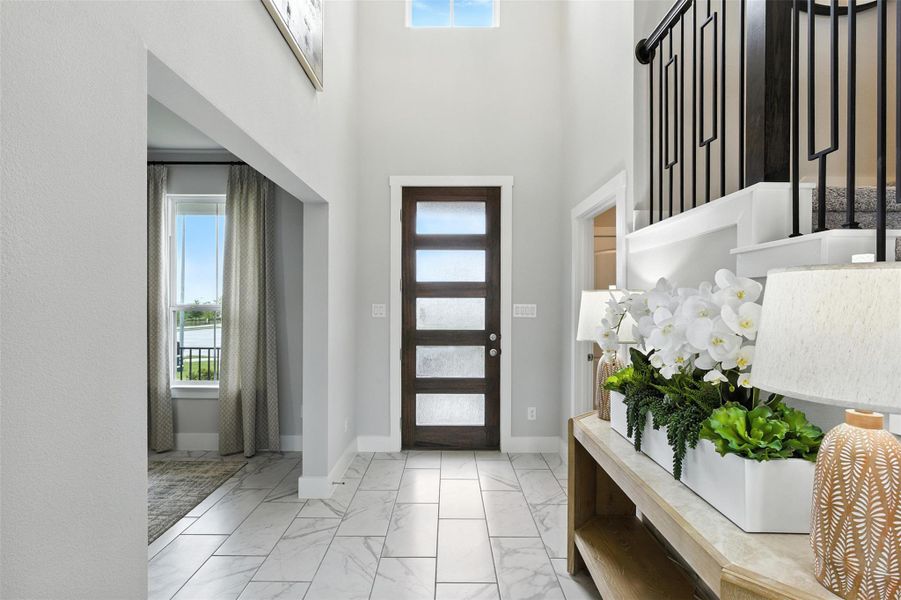 Furnished interior view inside a new home in Enclave at Cele, Pflugerville (Image 13).