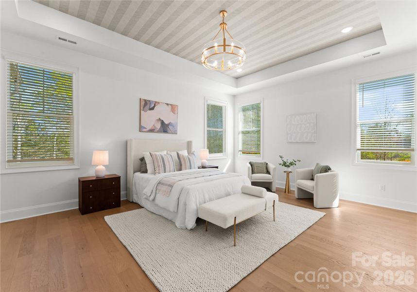 Furnished interior view inside a new home in , Locust (Image 32).