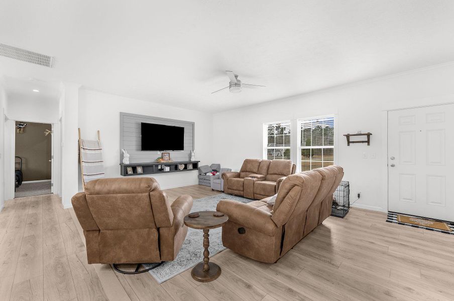 Furnished interior view inside a new home in , Cross (Image 17). Furnished interior view inside a new home in , Cross (Image 17).