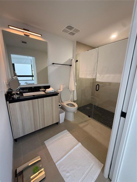 Furnished interior view inside a new home in , Miami (Image 9).