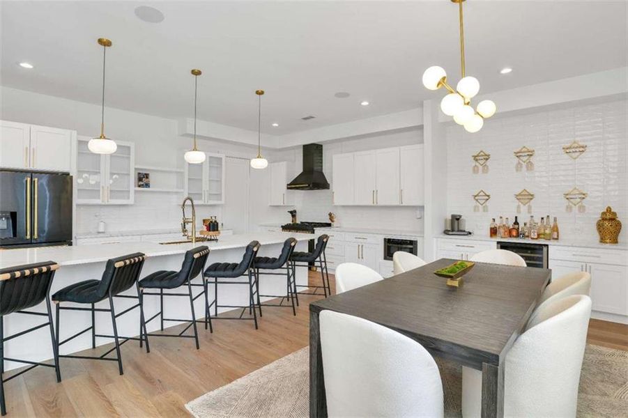 Furnished interior view inside a new home in , Atlanta (Image 9).