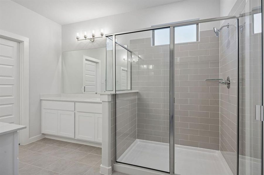 Primary Bathroom in the Wimbledon home plan by Trophy Signature Homes – REPRESENTATIVE PHOTO Primary Bathroom in the Wimbledon home plan by Trophy Signature Homes – REPRESENTATIVE PHOTO