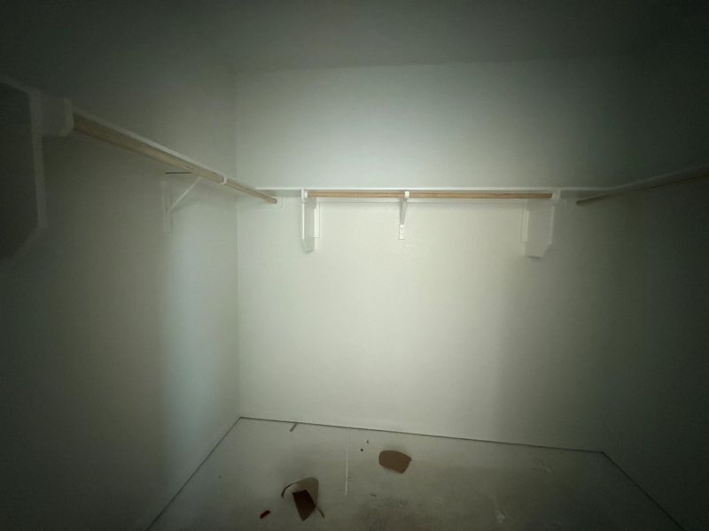 Primary closet Primary closet