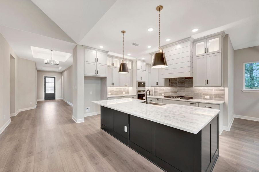 Furnished interior view inside a new home in ARTAVIA - Parkview Collection, Conroe (Image 8).