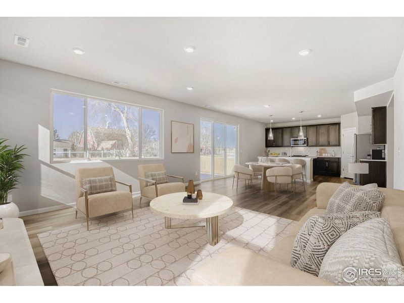 Furnished interior view inside a new home in Trevenna, Windsor (Image 17).