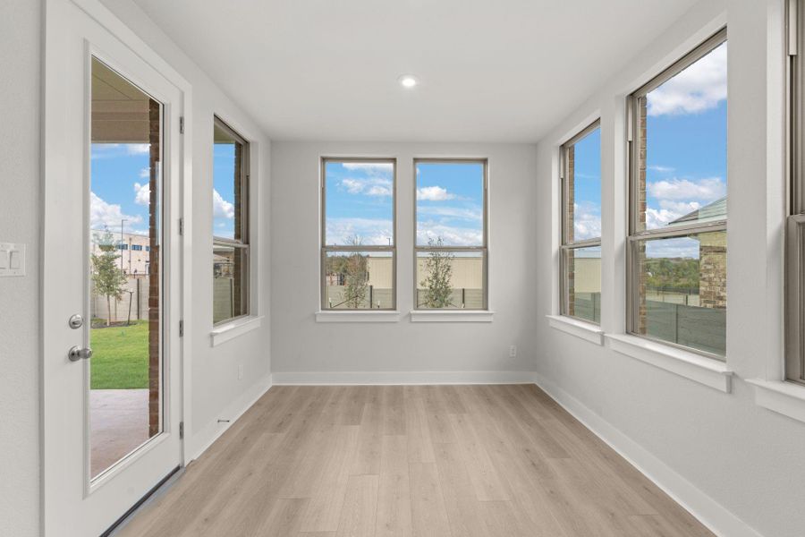 Casual Dining with door to Covered Rear Patio