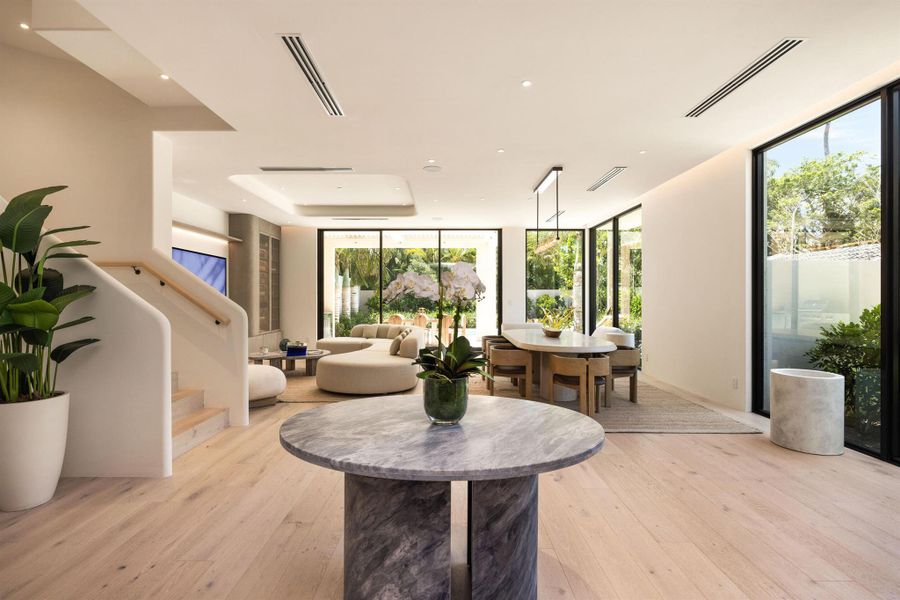 Furnished interior view inside a new home in , Delray Beach (Image 11).