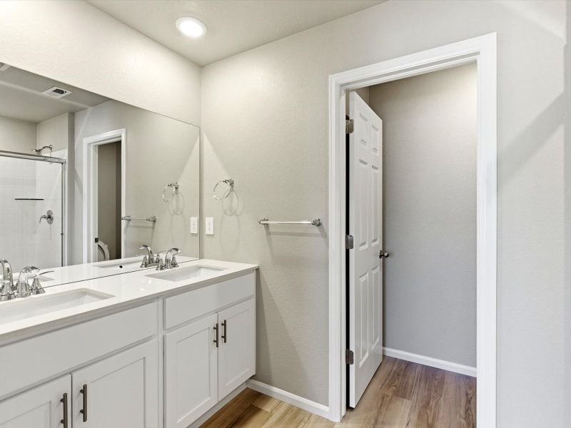 Furnished interior view inside a new home in York Station, Thornton (Image 11).