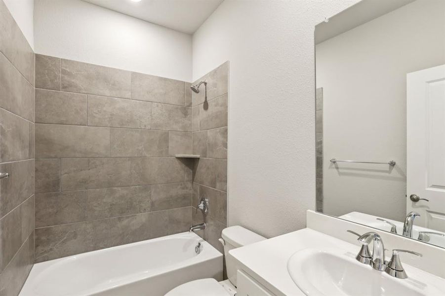 Photo is not of the actual home, but is an inspirational photo of builder’s model home and may depict options, furnishings, and/or decorator features that are not included.