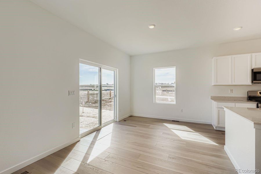 Spacious, unfurnished interior of a new home in Eastcreek Farm: The Camden Collection, Thornton (Image 10). Spacious, unfurnished interior of a new home in Eastcreek Farm: The Camden Collection, Thornton (Image 10).