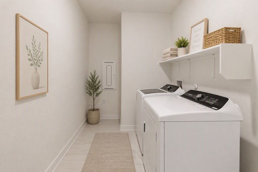Image 12 representing the Beeville by Pulte Homes in Cameron Place, Austin, TX.