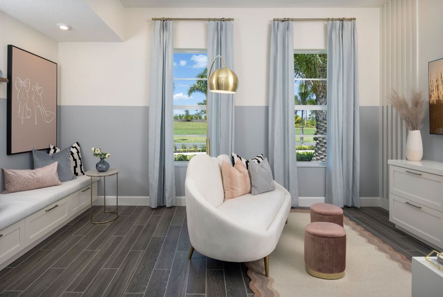 Representative furnished interior of a home built from the Encore by Mattamy Homes in Tradition, Port St. Lucie (Image 14).