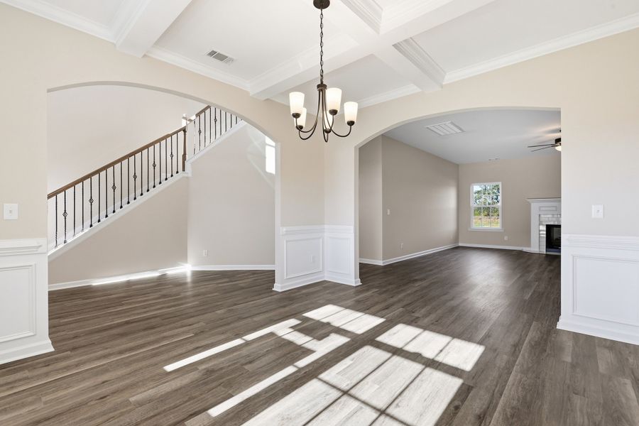 Representative unfurnished interior of a home built from the The Screven by RTS Homes in Tibet Road at Sassafras, Allenhurst (Image 23).