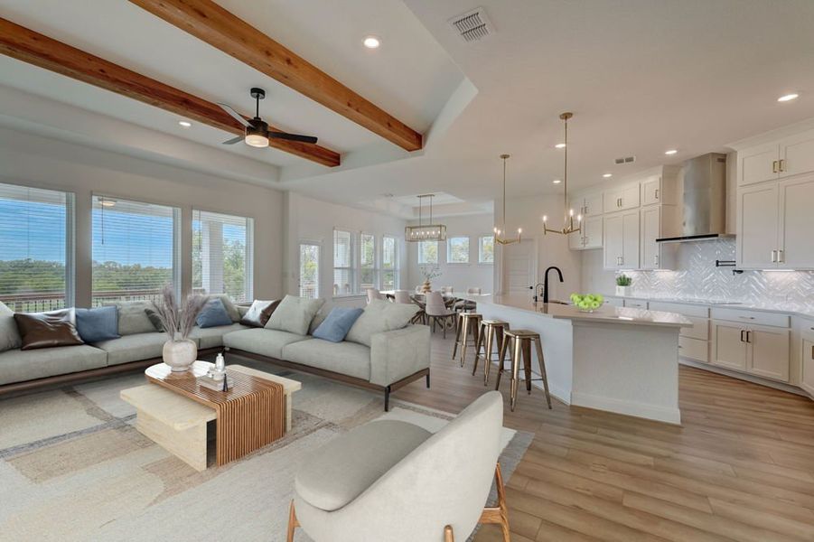 The Livingston - Family Room The Livingston - Family Room