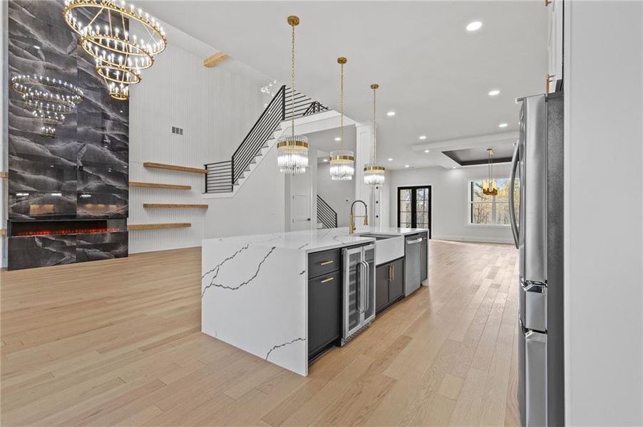 Furnished interior view inside a new home in , Loganville (Image 9).