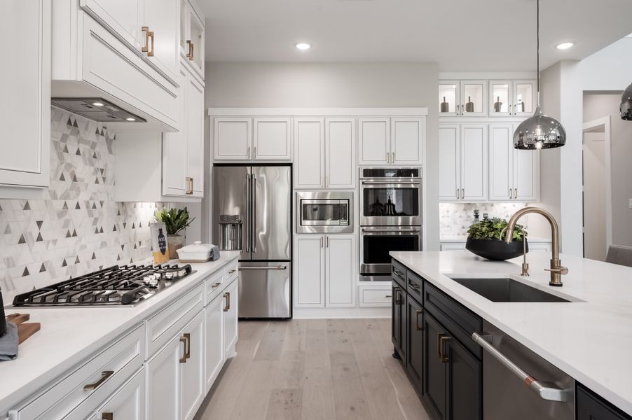 Representative furnished interior of a home built from the Snyder by Tri Pointe Homes in Harvest Green, Richmond (Image 60).