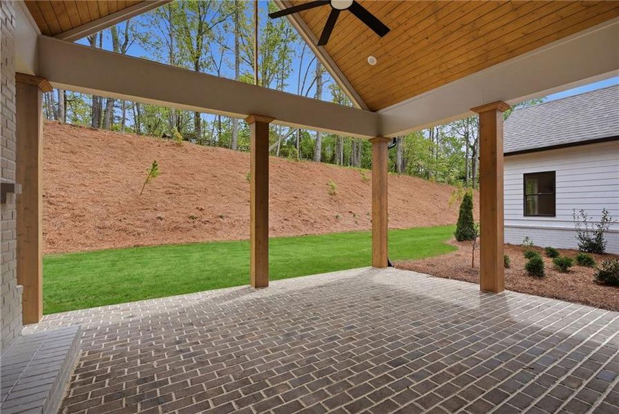 Exterior details and patio area of a home in , Cumming (Image 25). Exterior details and patio area of a home in , Cumming (Image 25).