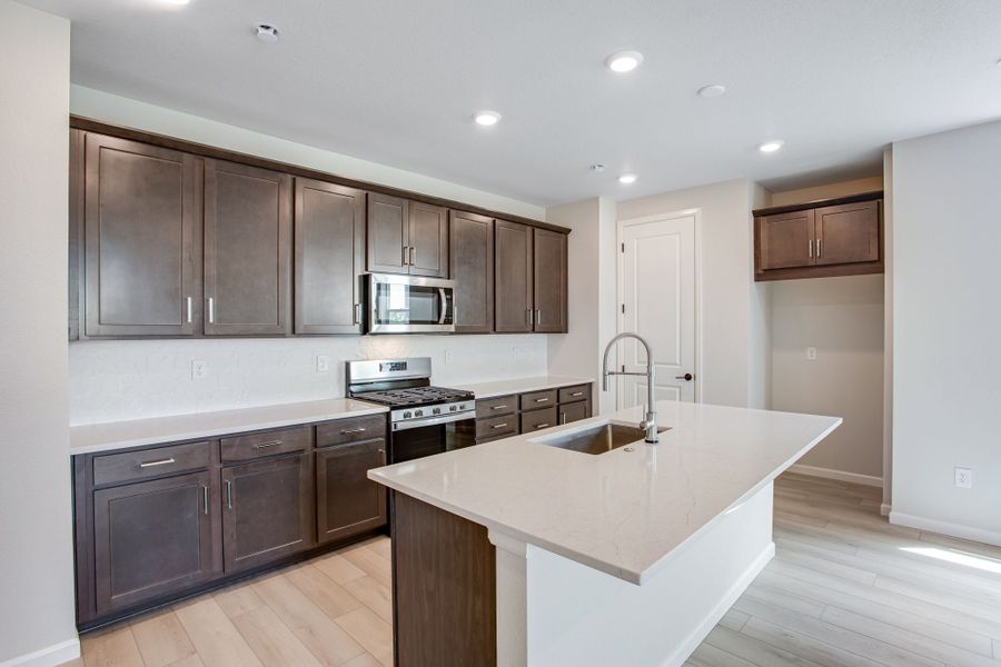 Furnished interior view inside a new home in Sugar Mill Village, Longmont (Image 3).