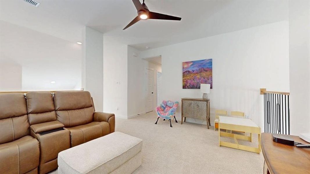 Furnished interior view inside a new home in Pecan Square: 40ft. lots, Northlake (Image 25).