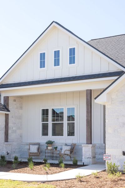 Representative exterior photo of a completed home built from the The Elizabeth by Reece Homes in Pebble Creek, College Station, TX (Image 26). Representative exterior photo of a completed home built from the The Elizabeth by Reece Homes in Pebble Creek, College Station, TX (Image 26).