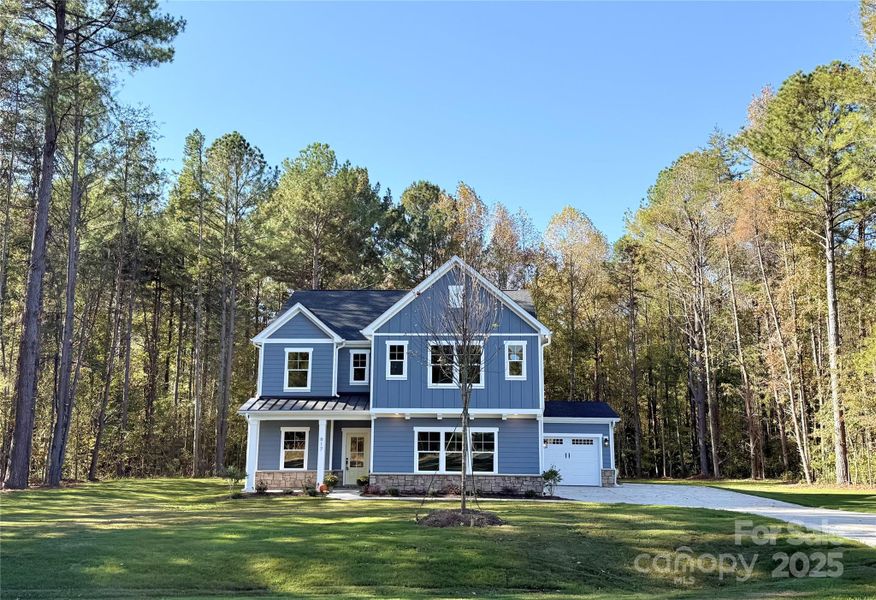 Front exterior of a new home in , Salisbury, NC, highlighting curb appeal (Image 12). Front exterior of a new home in , Salisbury, NC, highlighting curb appeal (Image 12).