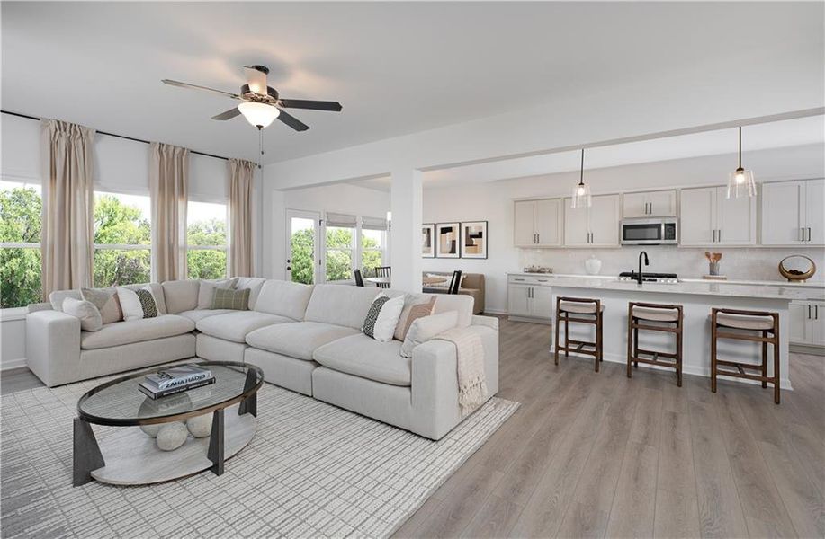 Furnished interior view inside a new home in The Estates at Casteel, Bethlehem (Image 17). Furnished interior view inside a new home in The Estates at Casteel, Bethlehem (Image 17).