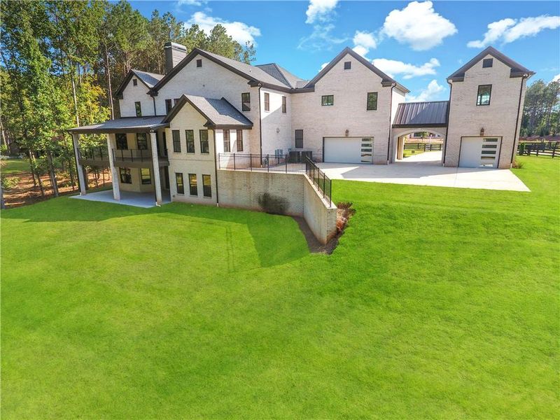 Exterior details and patio area of a home in , Milton (Image 32).