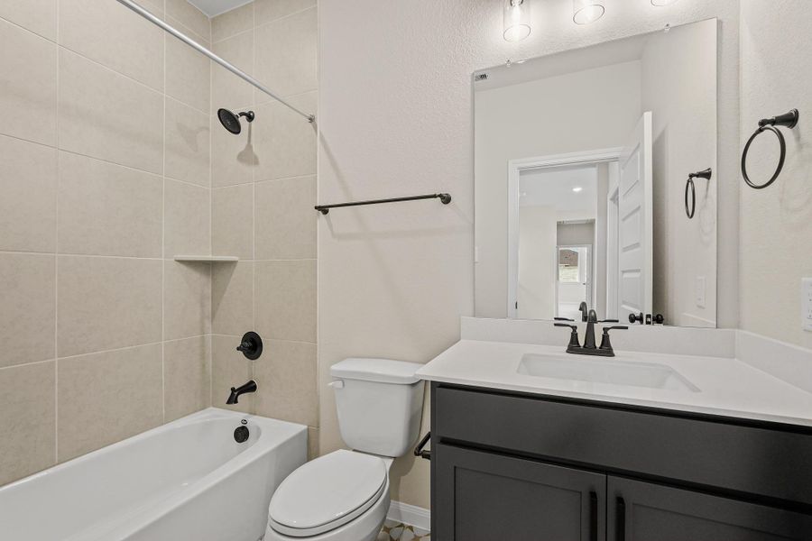 Furnished interior view inside a new home in Elyson, Katy (Image 7). Furnished interior view inside a new home in Elyson, Katy (Image 7).
