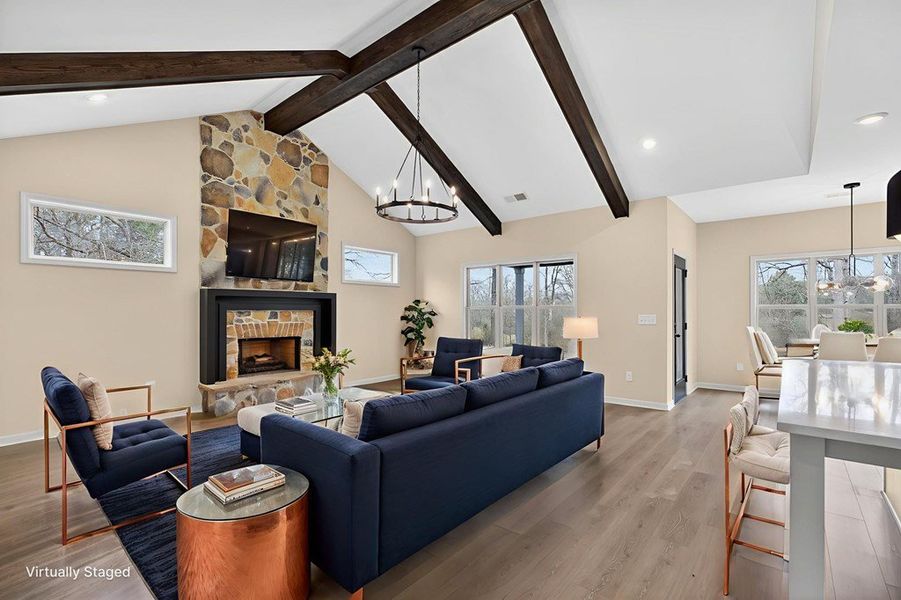 Furnished interior view inside a new home in Blackwelder Bluff, Bowdon (Image 18).