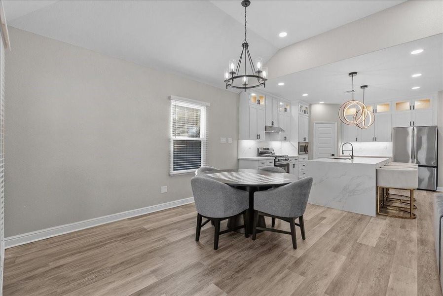Furnished interior view inside a new home in , Houston (Image 9).