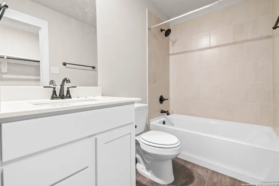 Furnished interior view inside a new home in Morgan Meadows, San Antonio (Image 8). Furnished interior view inside a new home in Morgan Meadows, San Antonio (Image 8).