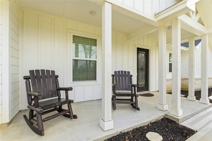 Exterior details and patio area of a home in , Dayton (Image 3).