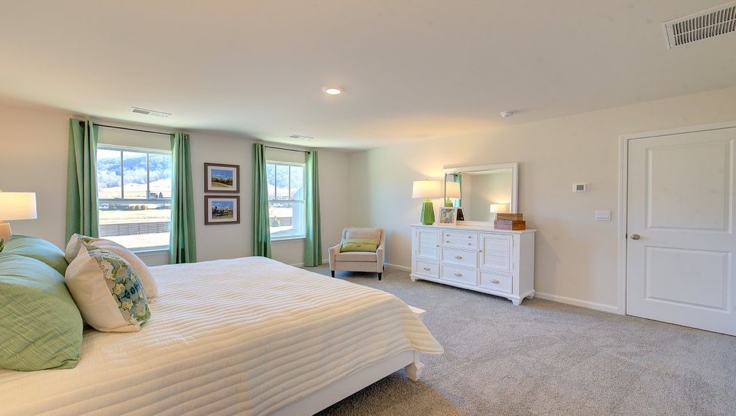 Furnished interior view inside a new home in Wildbrook Village, Waynesville (Image 23). Furnished interior view inside a new home in Wildbrook Village, Waynesville (Image 23).