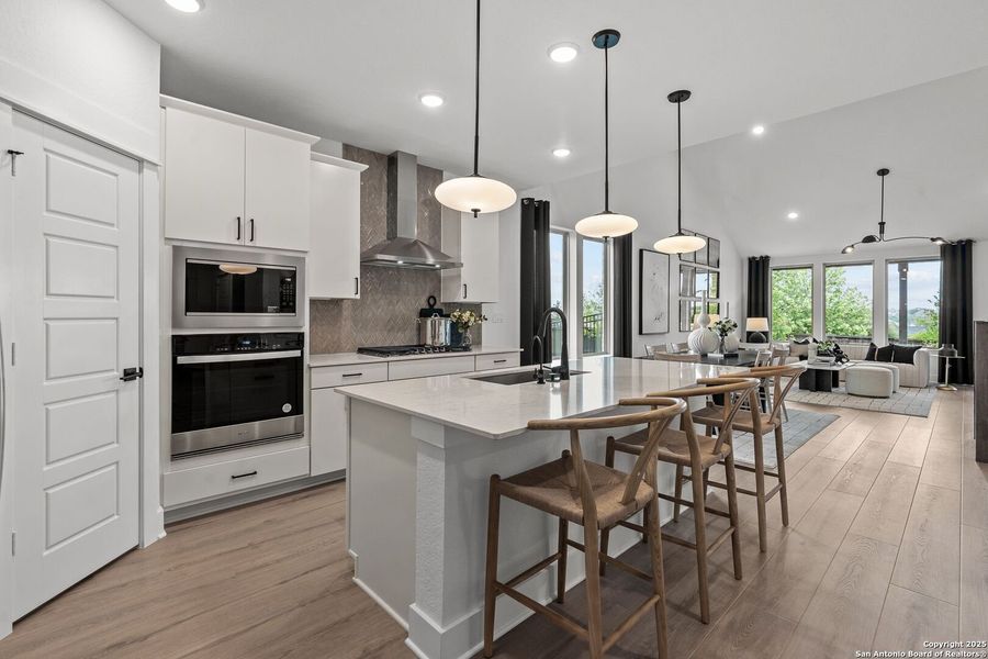Furnished interior view inside a new home in Bison Ridge, San Antonio (Image 15).