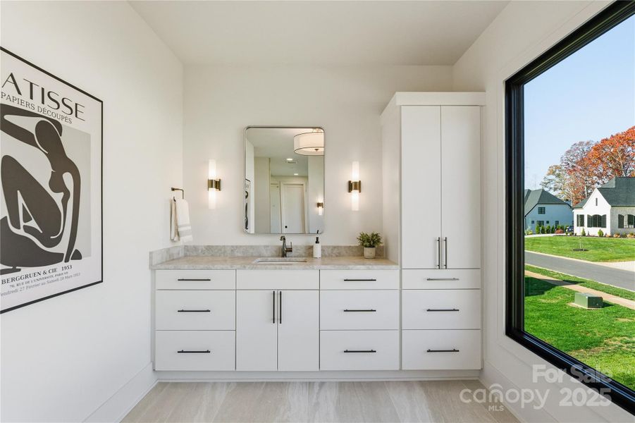 Furnished interior view inside a new home in , Matthews (Image 7).