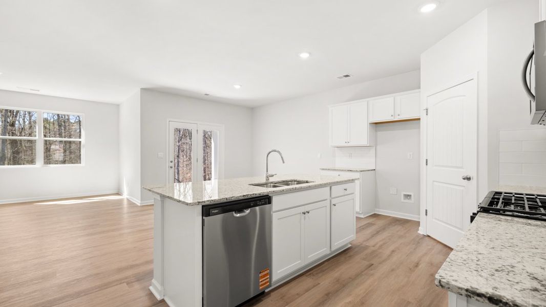 Furnished interior view inside a new home in South Wind, Union City (Image 5).