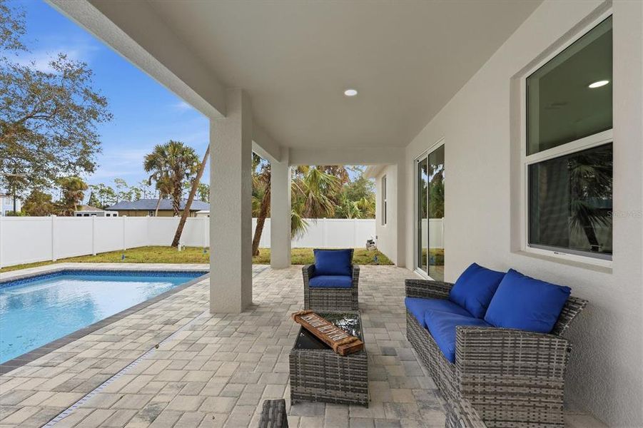 Exterior details and patio area of a home in , North Port (Image 24). Exterior details and patio area of a home in , North Port (Image 24).