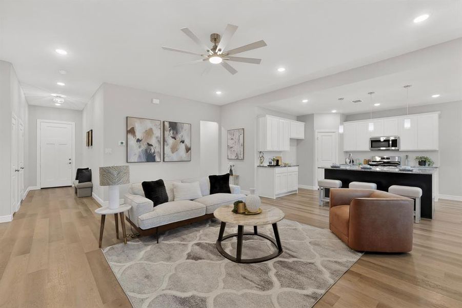 Furnished interior view inside a new home in , White Settlement (Image 14).