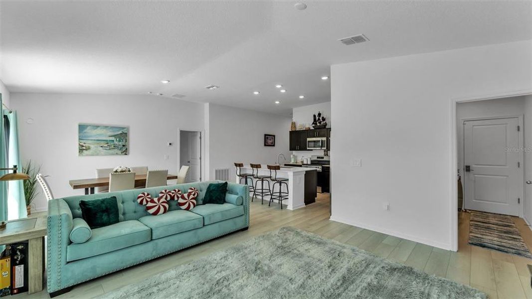 Furnished interior view inside a new home in Ranches at Lake McLeod, Eagle Lake (Image 8).