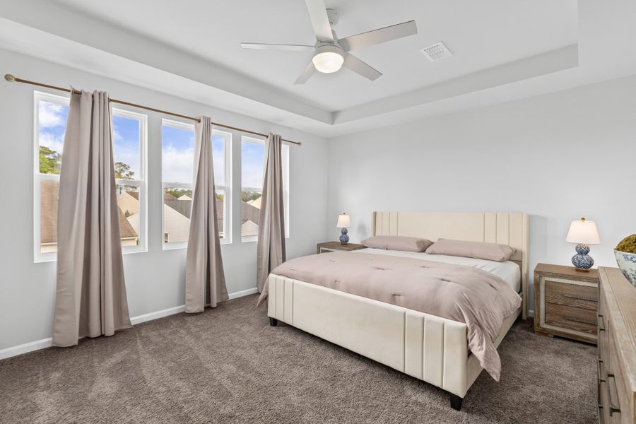 Furnished interior view inside a new home in , Charleston (Image 14).
